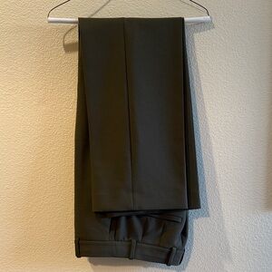 Aritzia Babaton Olive Green Slacks High Rise Size 4